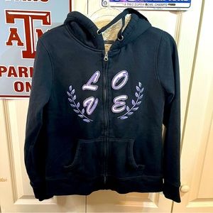 Vintage Wear Love Women’s Zip Up Hoodie jacket